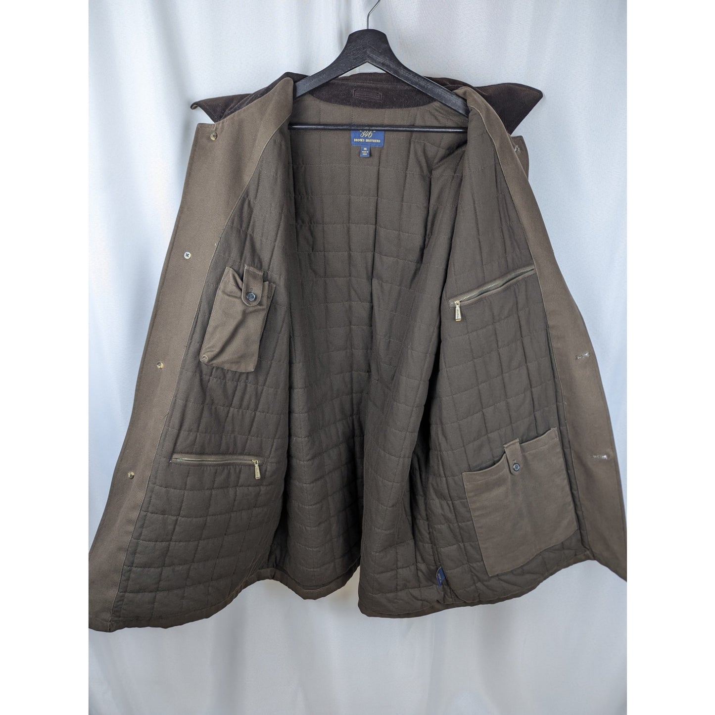 Brooks Brothers 346 Brown Insulated Barn Coat XXL