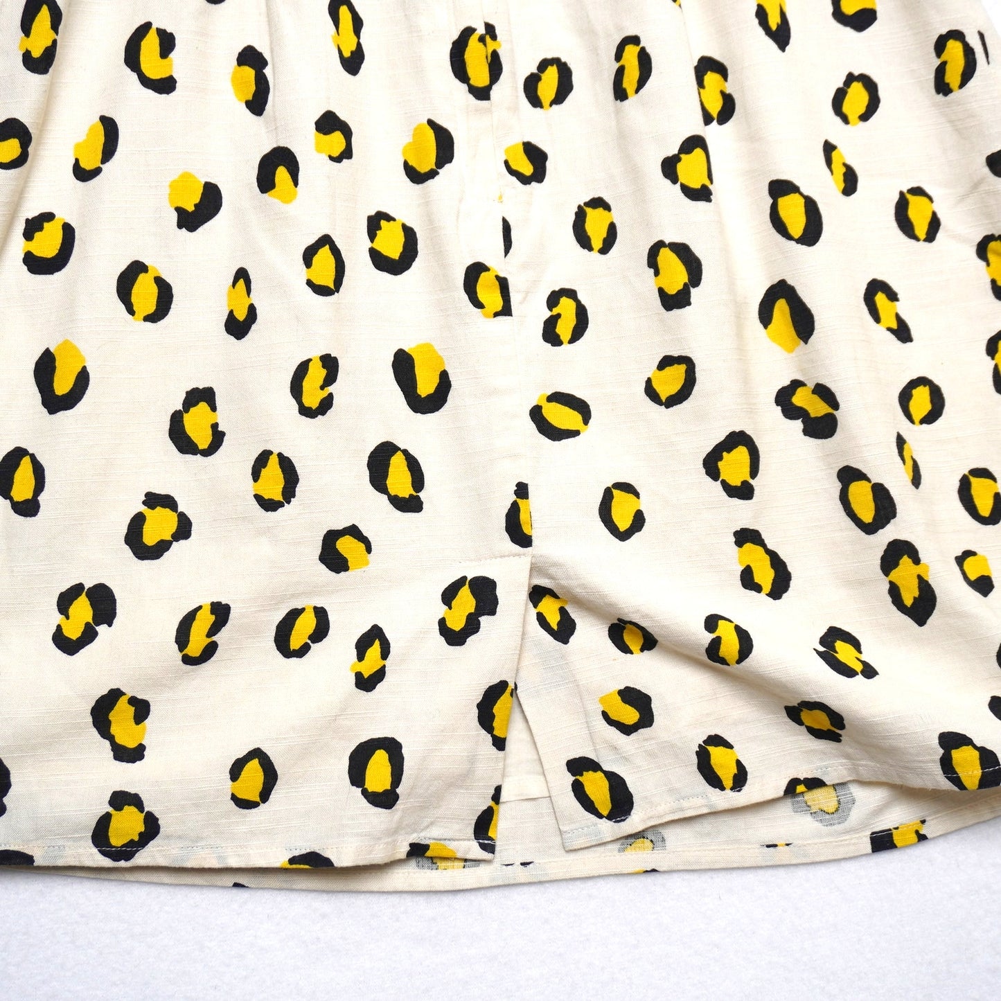 H! by Henry Holland Yellow Leopard Print Sleeveless Dress Size 10 (US 6)