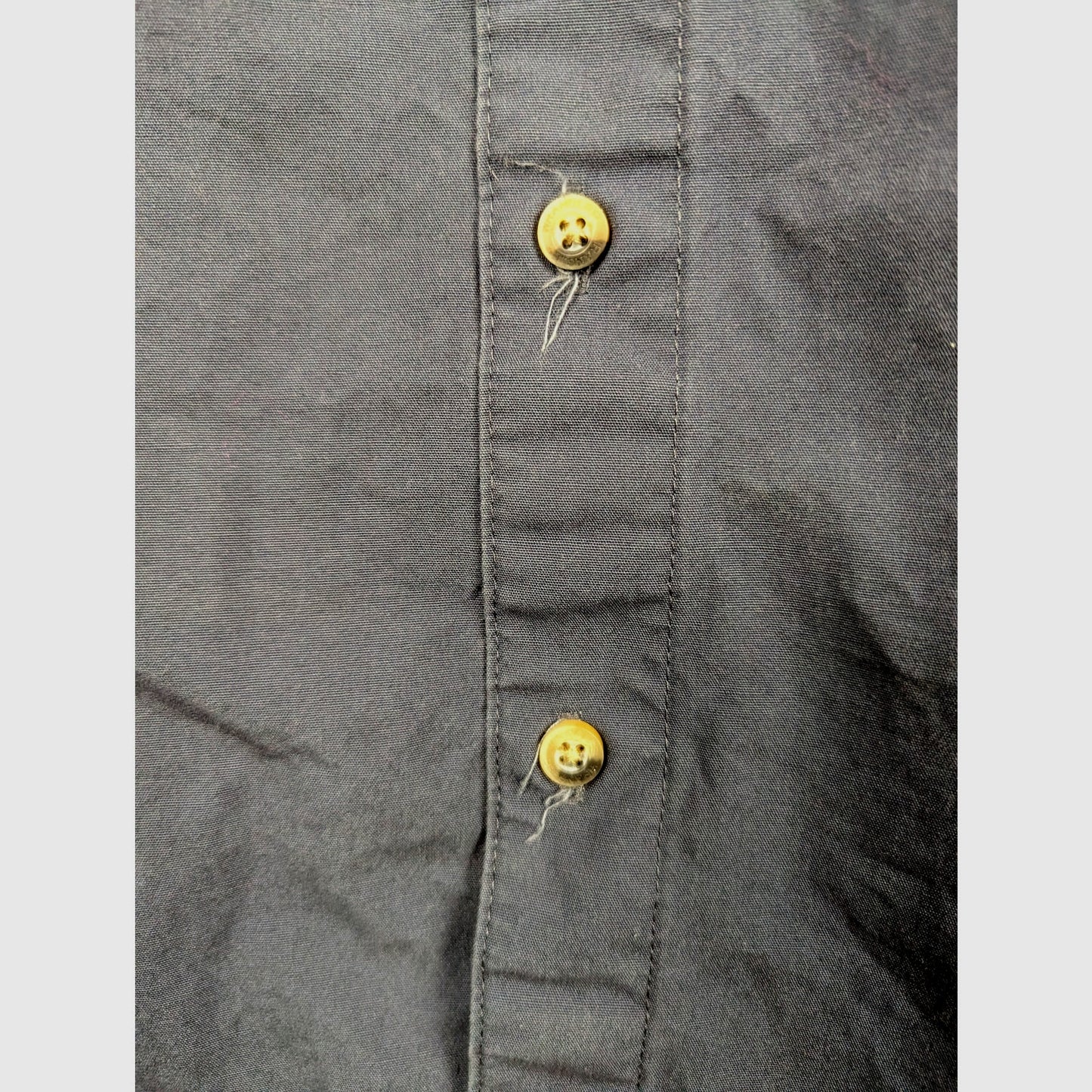 Wrangler Authentics Blue Work Shirt Size Medium