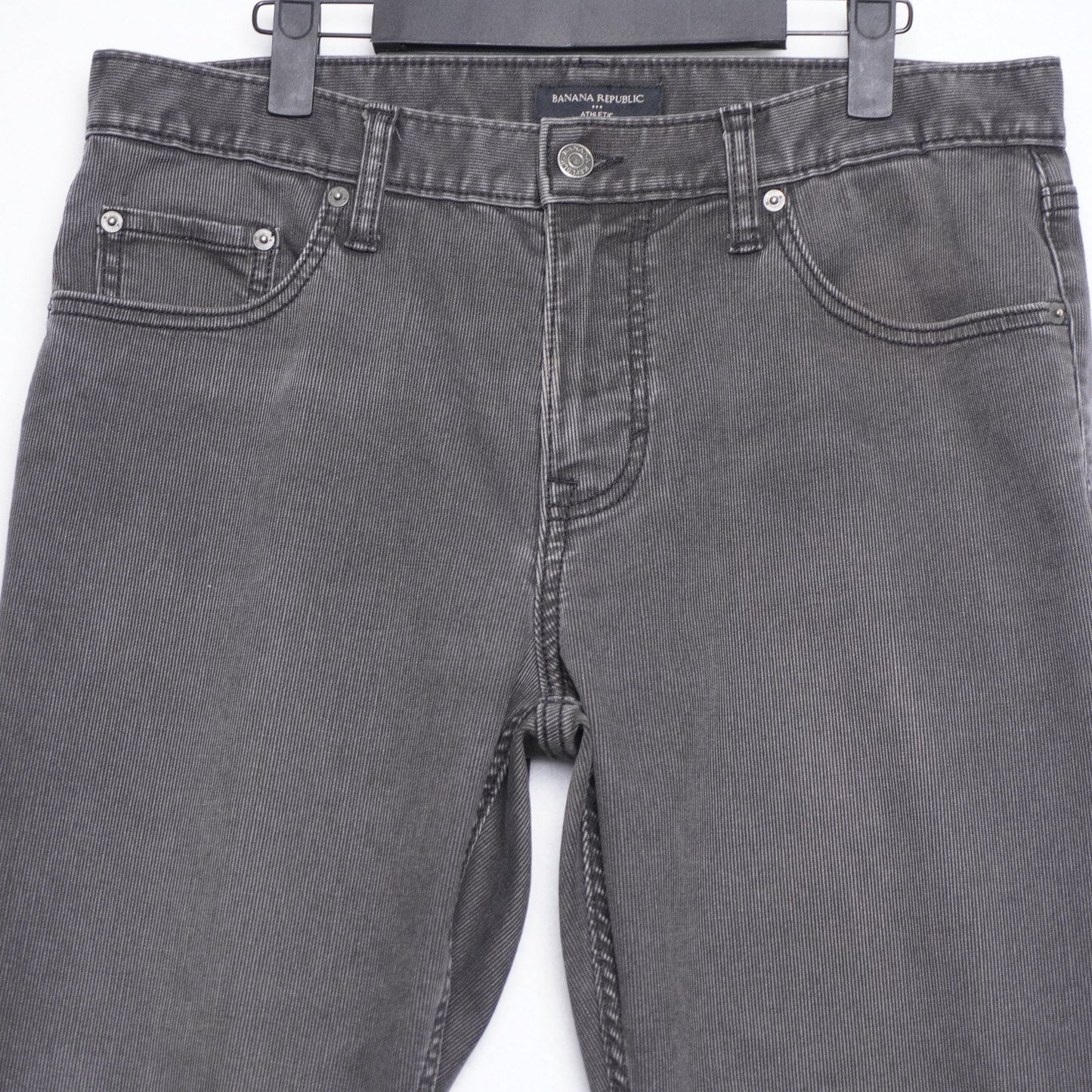 Banana Republic Athletic Fit Jeans Striped Black Size 33