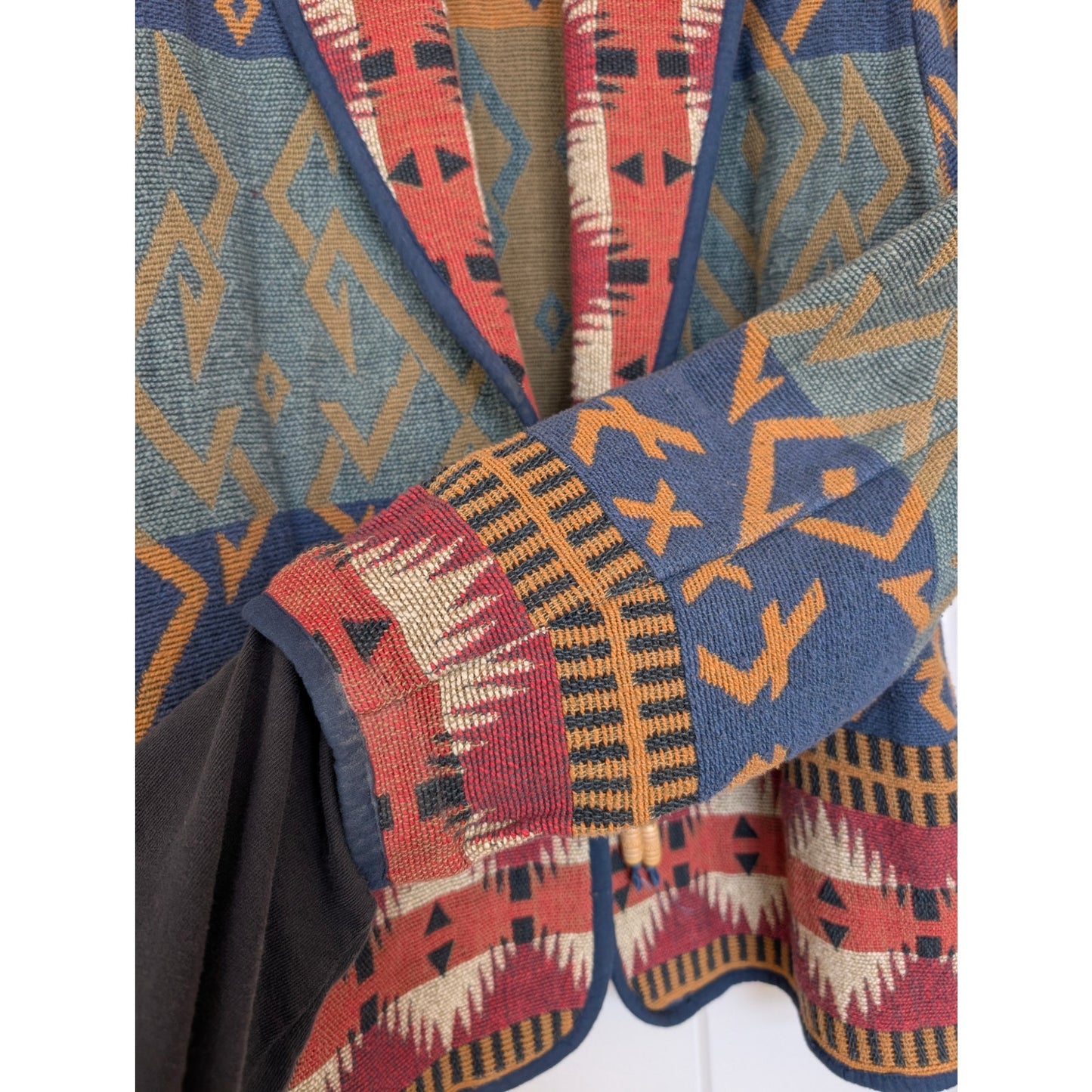 Vintage Flashback Tapestry Style Jacket - M