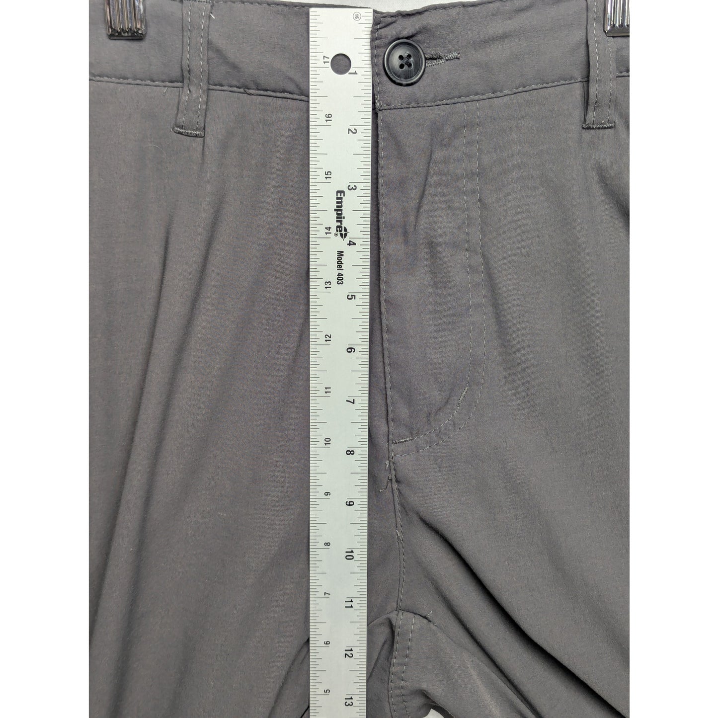 Unionbay UB Tech Gray Classic Fit Comfort Waist Travel Pants Size 34