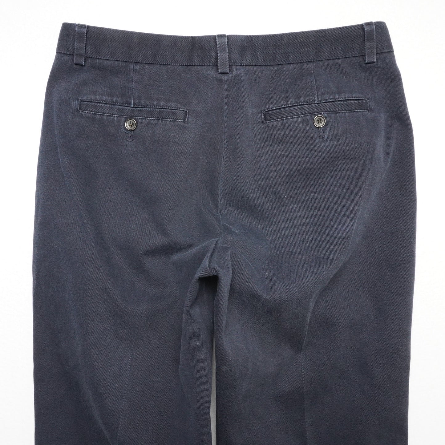 Eddie Bauer Wrinkle Resistant Classic Fit Navy Pleated Chino Pants Men's 32x30