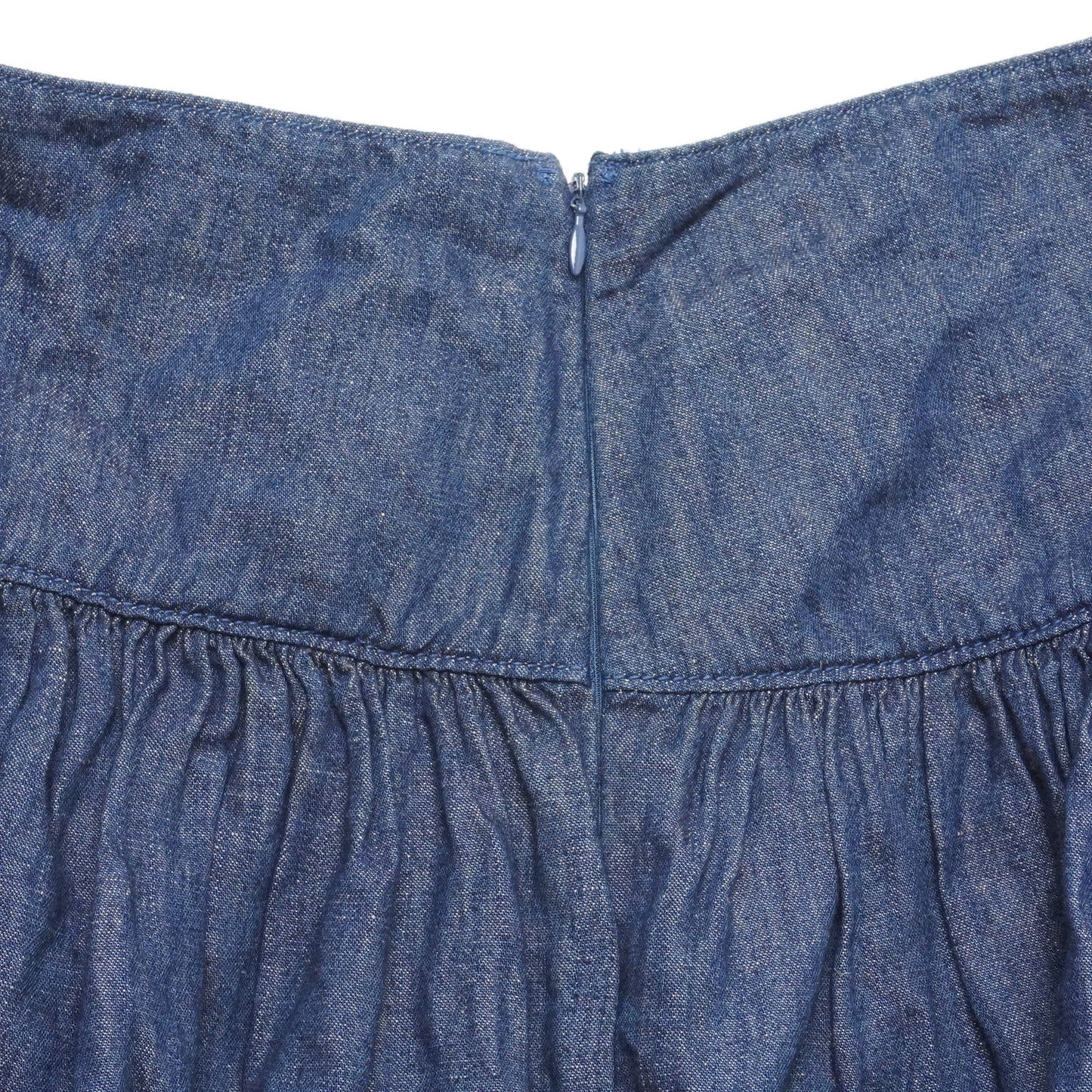 GAP Denim Mini Skirt Size 4 High Waist A-Line 15.5" Waist 20" Length