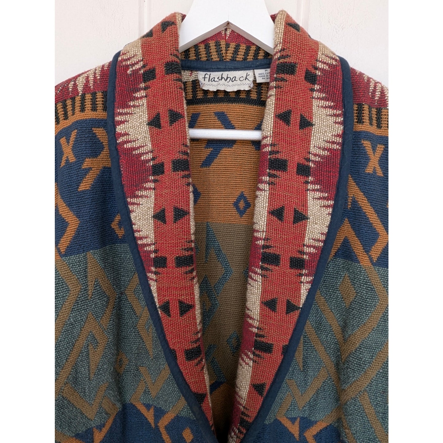 Vintage Flashback Tapestry Style Jacket - M
