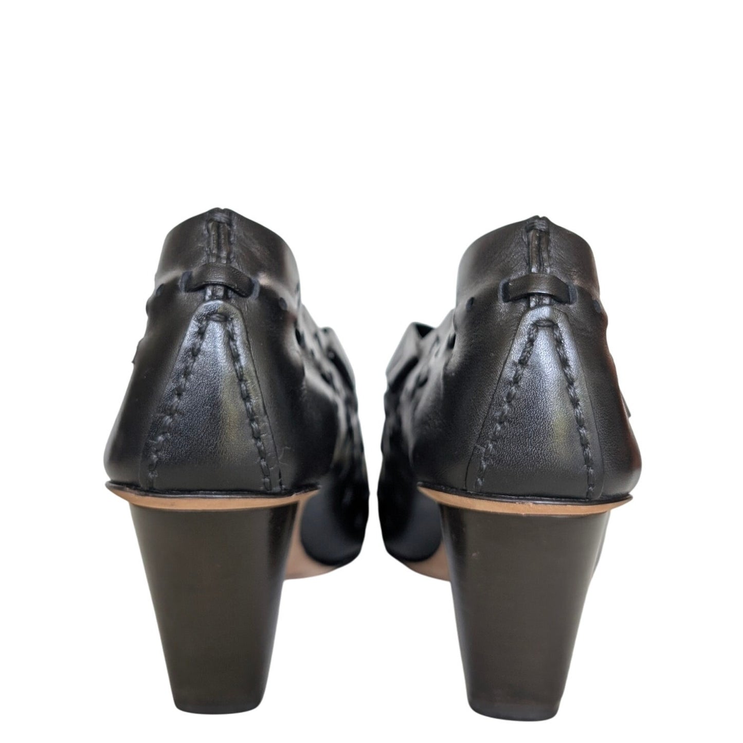 Celine Phoebe Philo Folk Wedge Pump Runway S/S 2016 36.5 Made in Italy
