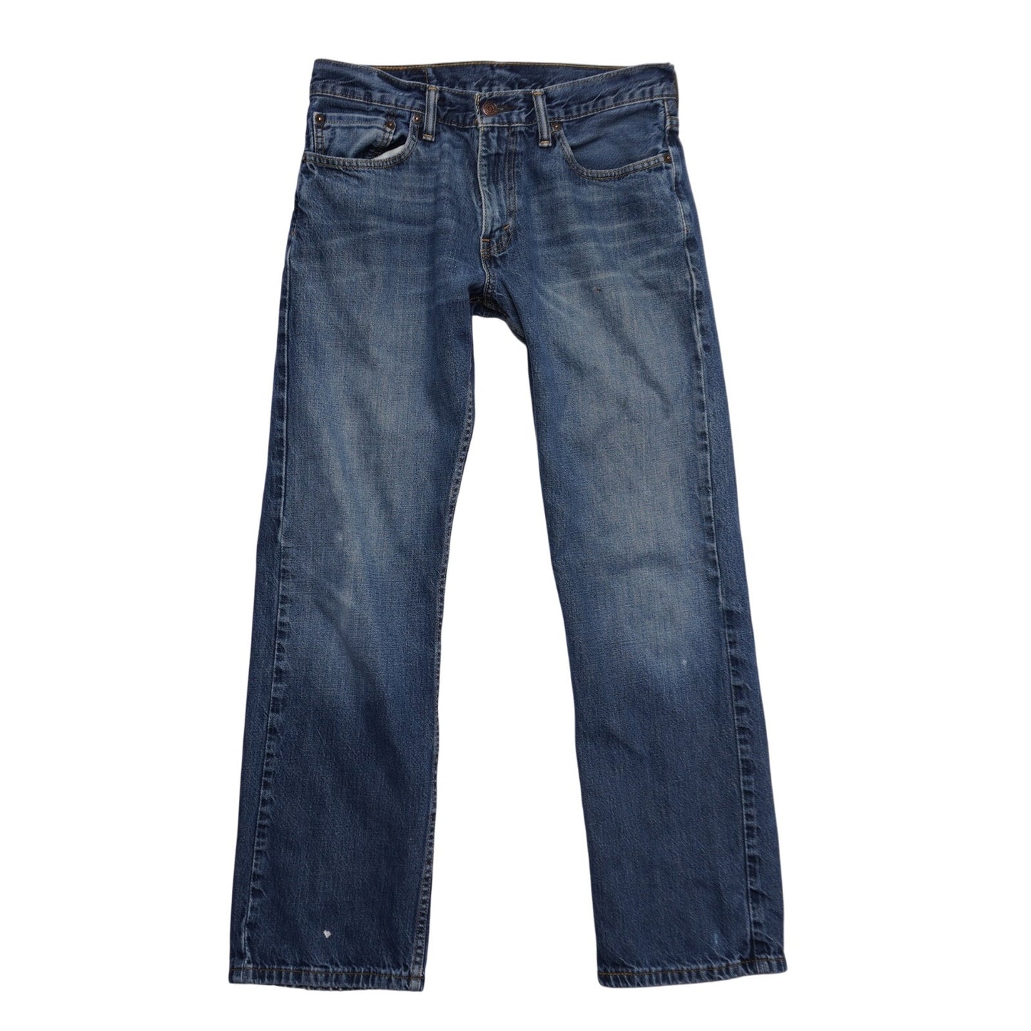 Levi's 514 Men's Straight Fit Jeans Blue Denim Made in Mexico Size 32