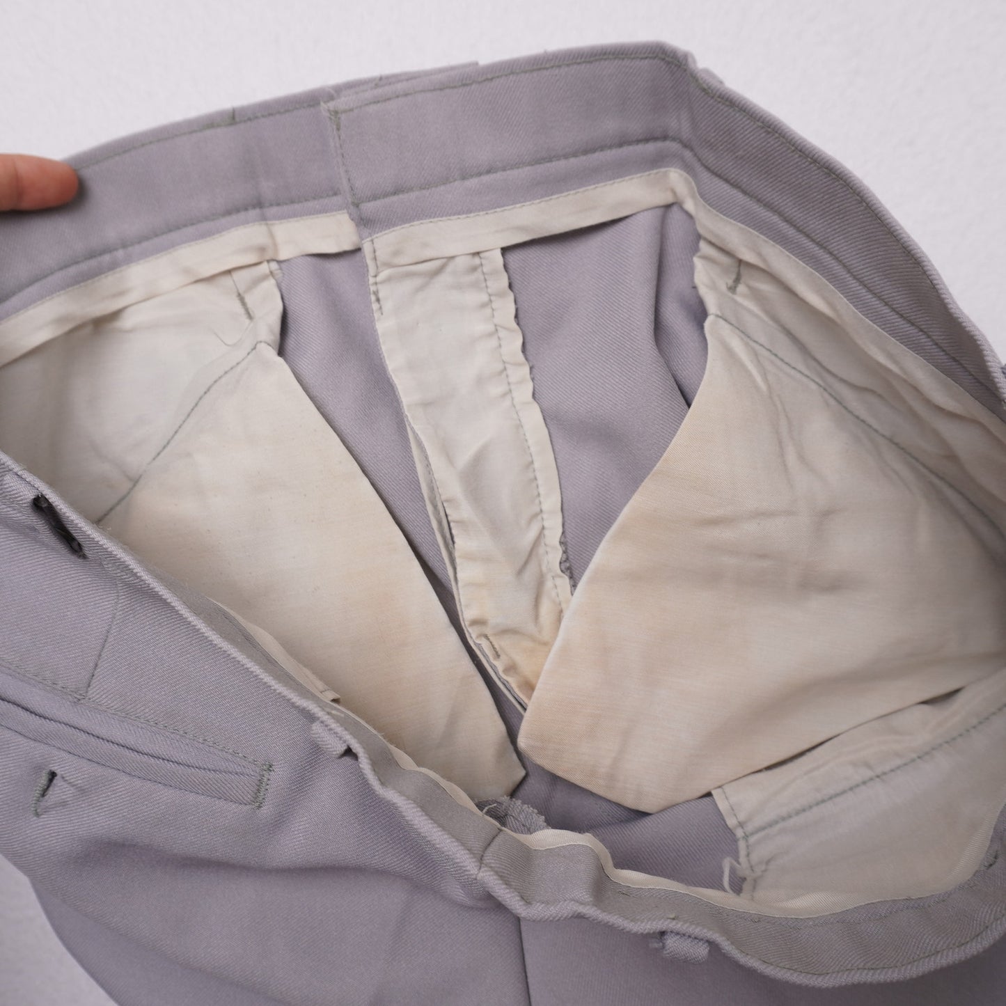 Vintage Levi's Action Slacks Sta-Prest Menswear Gray Dress Pants 70s Trousers