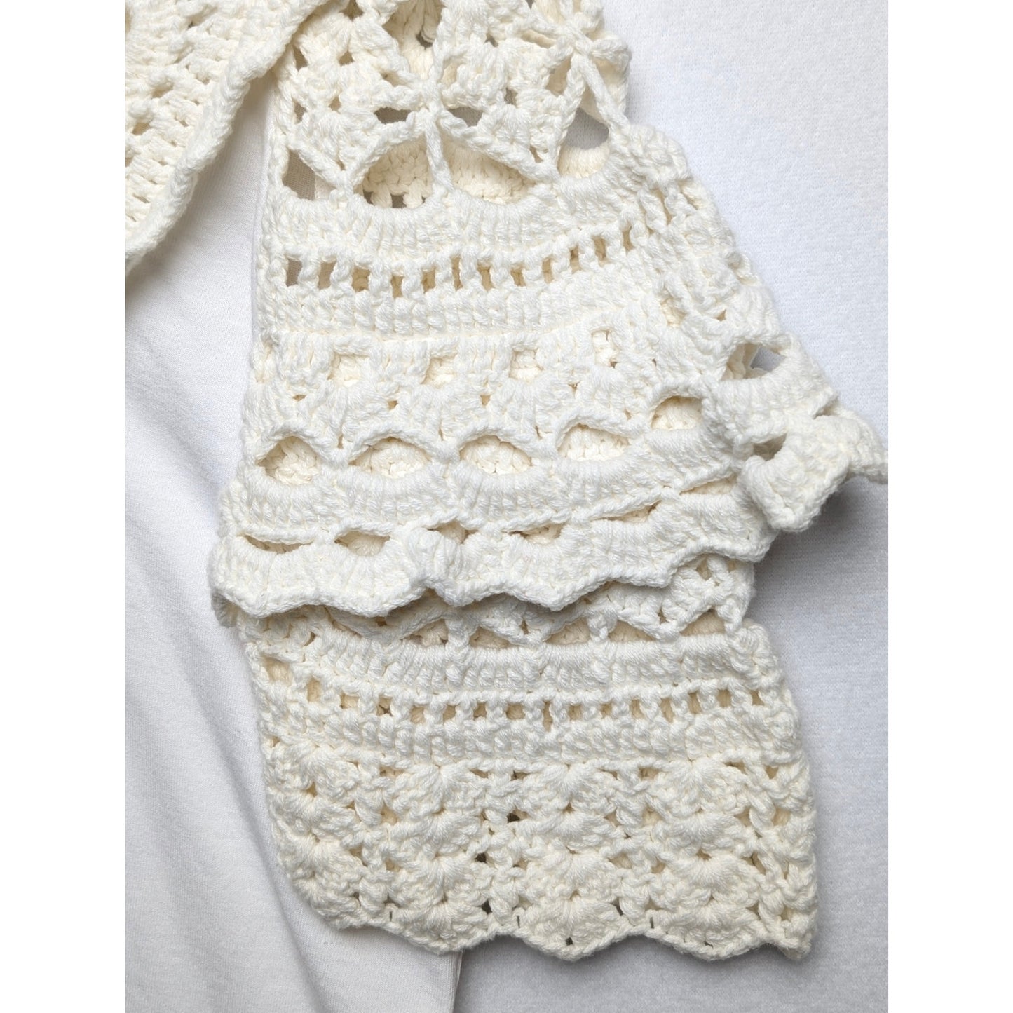 Sea New York White Crew Neck Trim Detail Top S