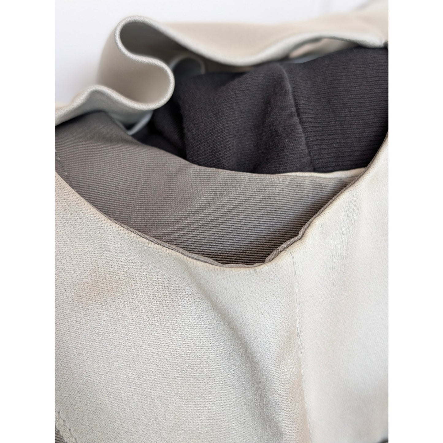Zac Posen Silk Sheath Dress Silver