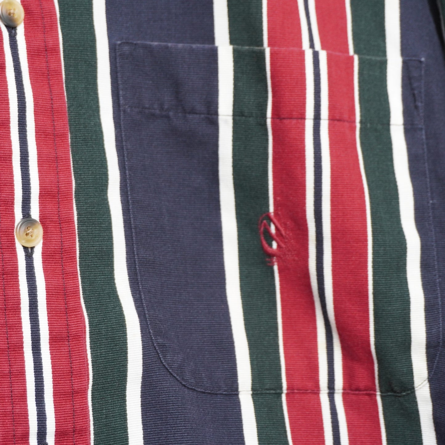 Vintage Nautica Striped Shirt Vertical Stripe 90s Button Down M