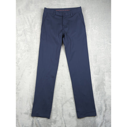 Men's Rhone Blue Commuter Pants Performance Chinos Size 28