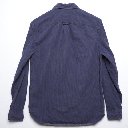 Gap Blue Striped Button Down Shirt Long Sleeve Size Medium