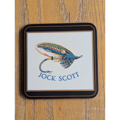 Vintage Pimpernel Coasters Salmon Flies by Gunnar Johnson - Set of 6