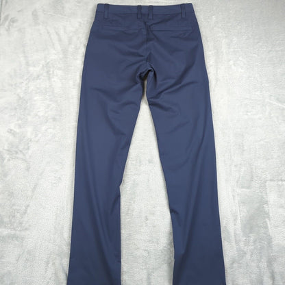 Men's Rhone Blue Commuter Pants Performance Chinos Size 28