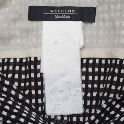 Weekend Max Mara Shirt Dress Women’s Checkered Short Sleeve Midi Pocketsl.,/;