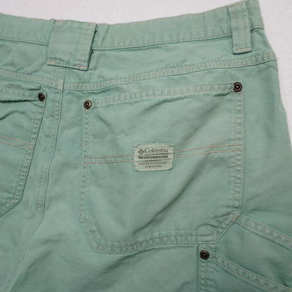 Columbia Sportswear Men’s Cargo Shorts Green Outdoor Utility Hiking Fishing