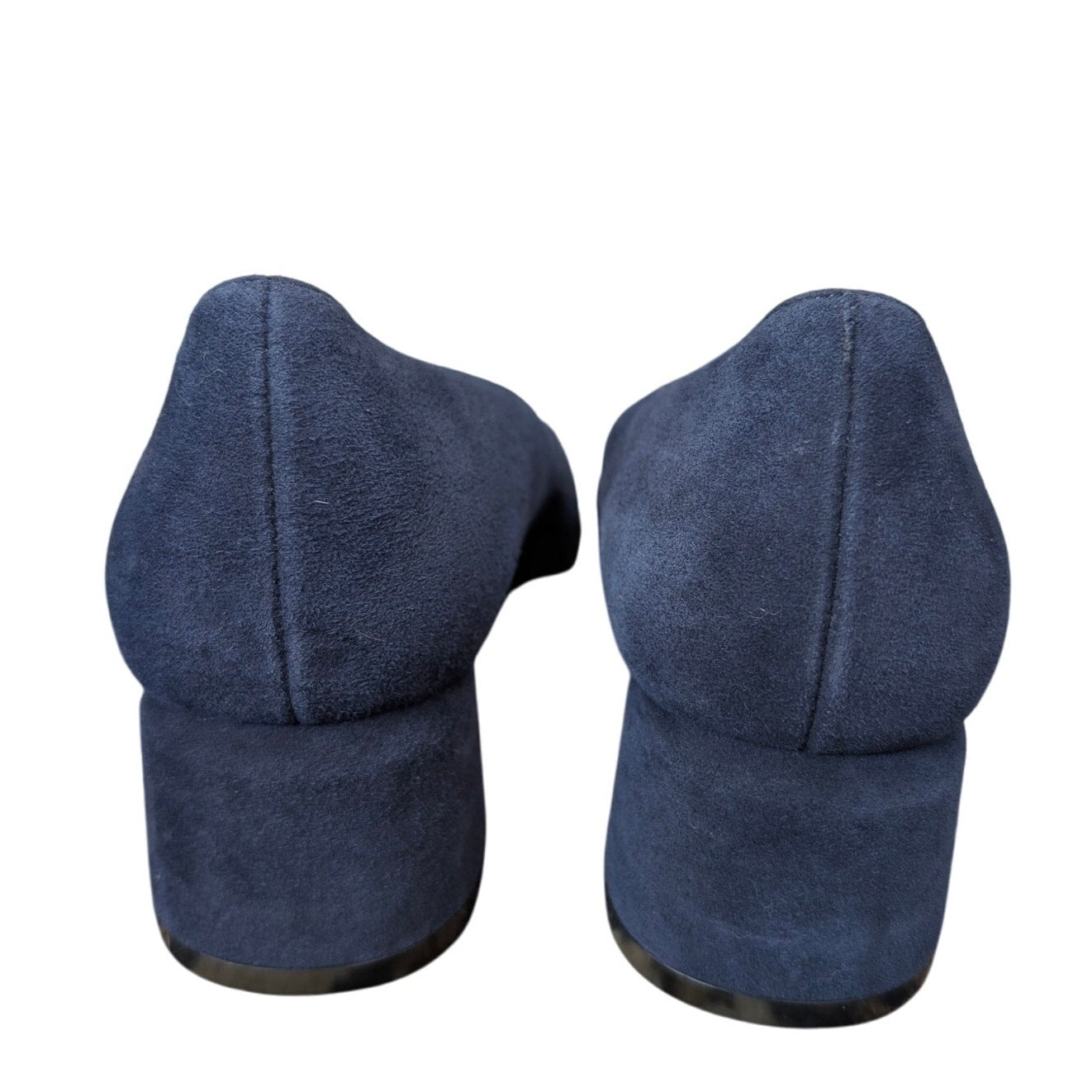 Stuart Weitzman Gabby 45 Maryjane Pumps 6.5 Navy Suede