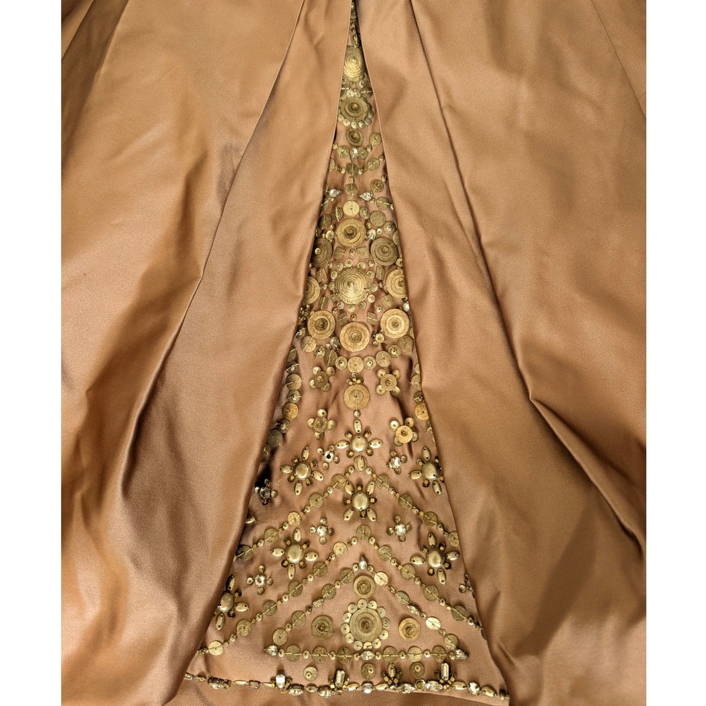 Vera Wang FW2007 Runway Silk Embroidered Skirt 42/8
