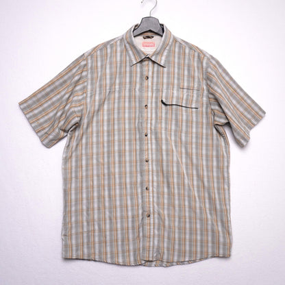 Wrangler Premium Quality Outdoor Shirt Plaid Vented Mesh Lined