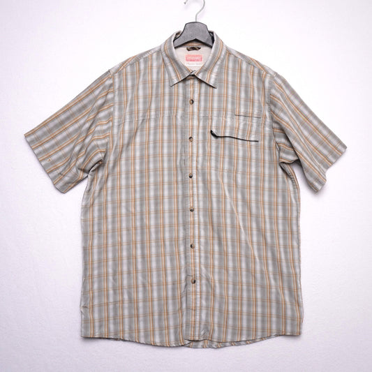 Wrangler Premium Quality Outdoor Shirt Plaid Vented Mesh Lined