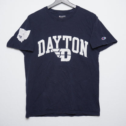 Champion University of Dayton Ohio Navy Blue T-shirt Size M