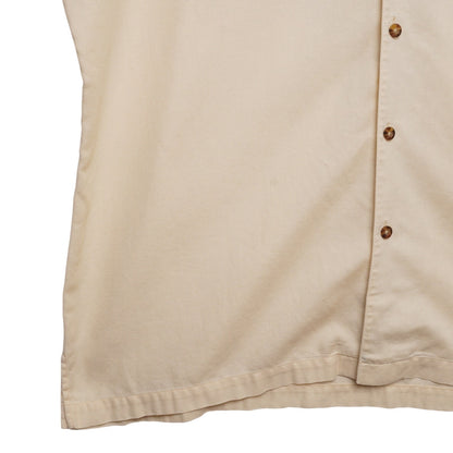 Woolrich John Rich & Bros Men’s XL Short Sleeve Button Shirt Yellow Cotton