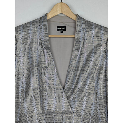 *Must See! Women's Armani Collenzioni Crystal Embellished Blazer size 50