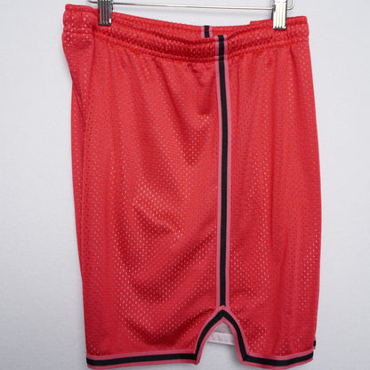 Nike Red Mesh Shorts with Dark Trim Drawstring Size M Y2K Retro