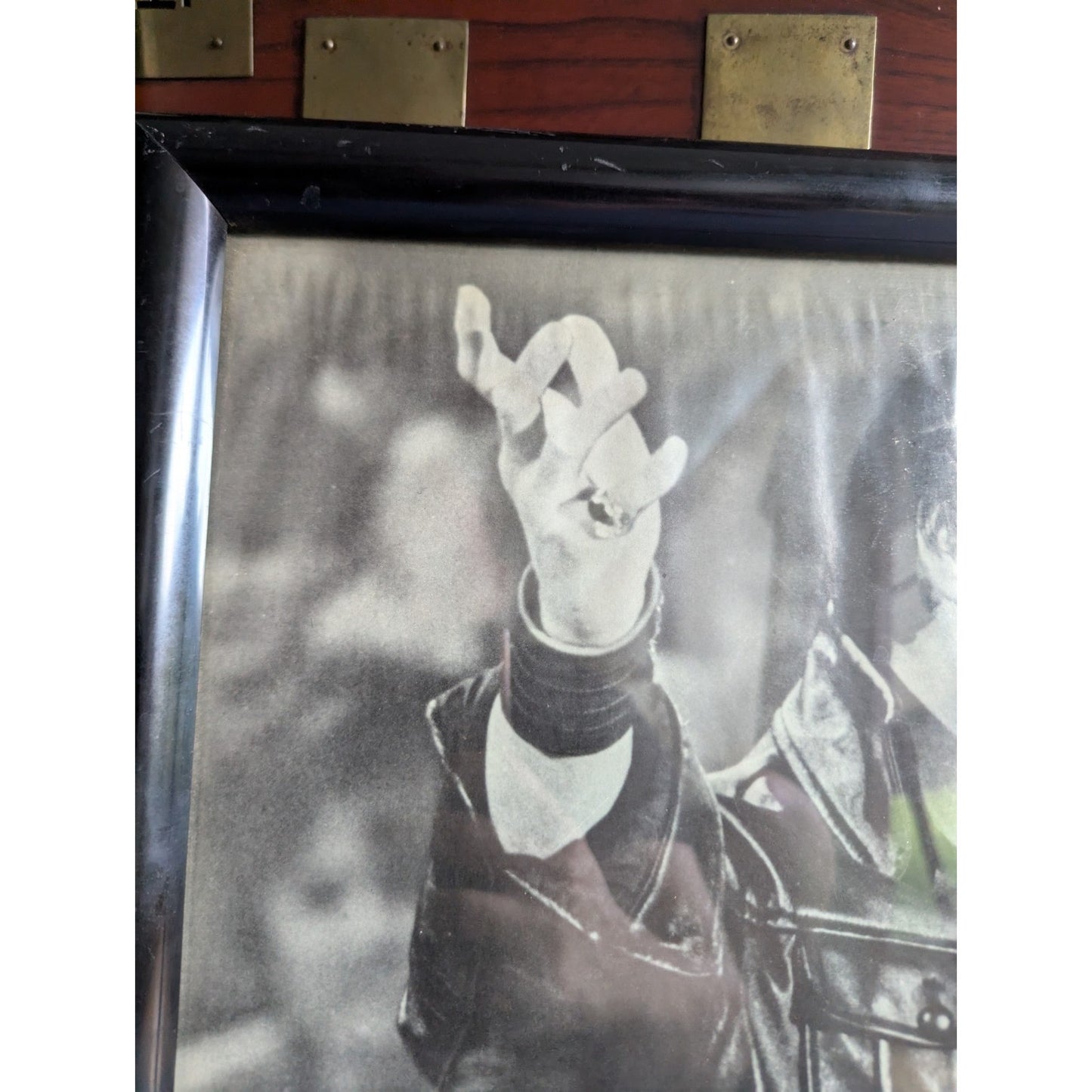 Elvis Presley Framed Photo – 18x22 – Black Leather '68 Comeback Special