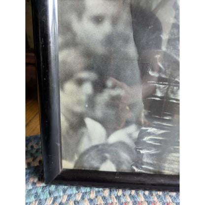 Elvis Presley Framed Photo – 18x22 – Black Leather '68 Comeback Special