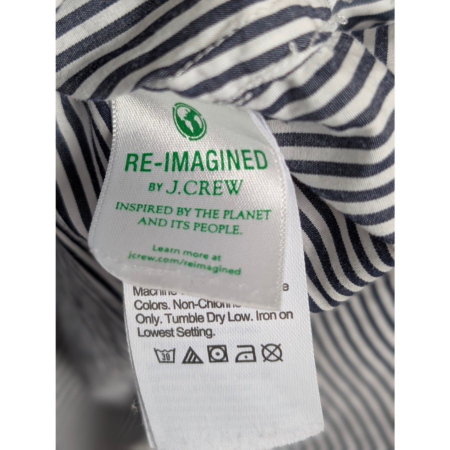 Women's JCrew Stripe Button Up 2P (Petite)