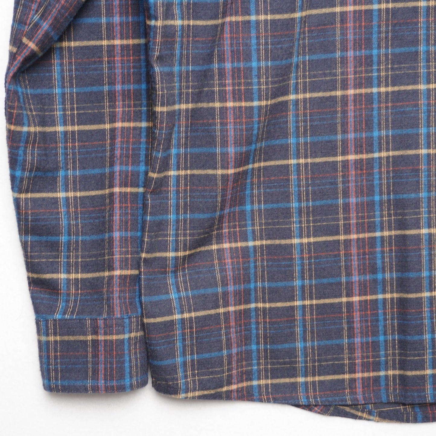 L.L. Bean Plaid Flannel Shirt Western Style Snap Front Multicolor Men's Medium M