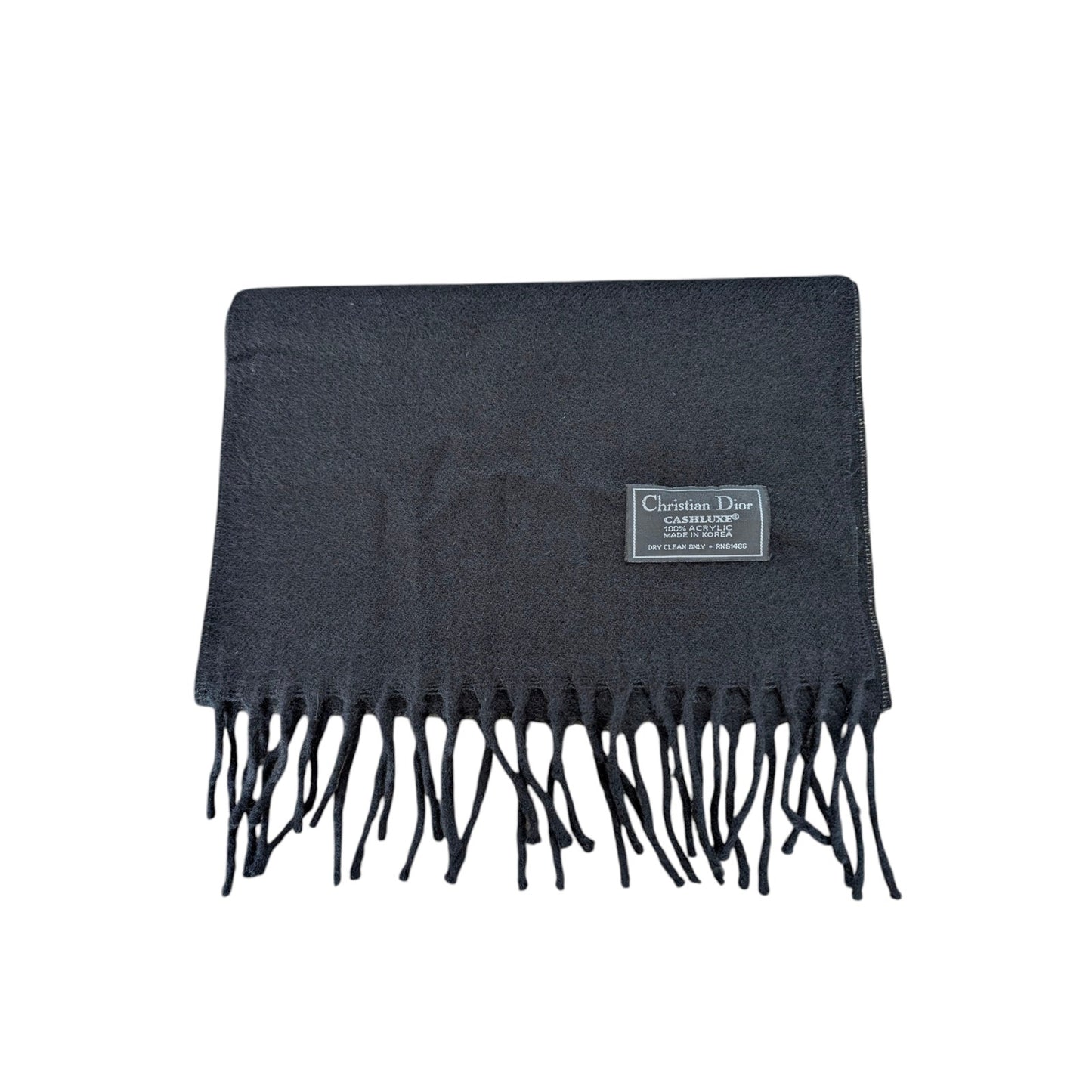 Vintage Christian Dior Cashluxe Acrylic Scarf