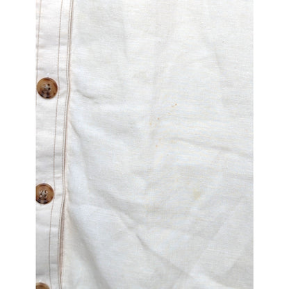 Women's Tahari Cream Shirt Dress 8