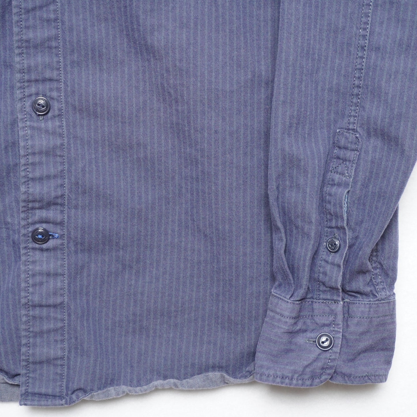 Gap Blue Striped Button Down Shirt Long Sleeve Size Medium