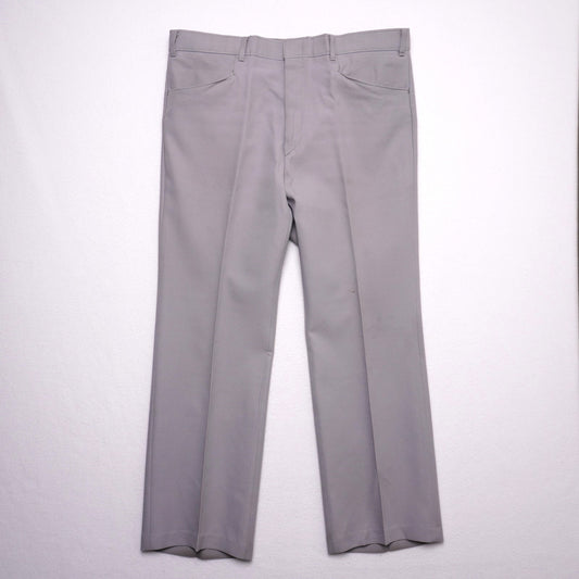 Vintage Levi's Action Slacks Sta-Prest Menswear Gray Dress Pants 70s Trousers