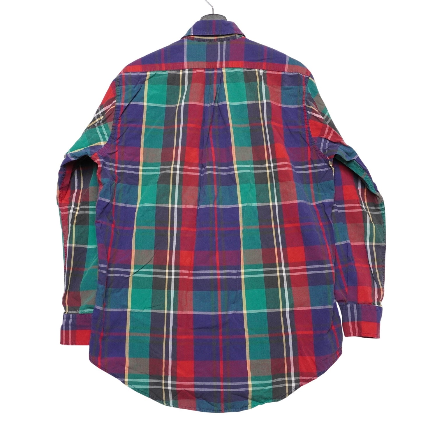 Vintage Chaps Ralph Lauren Plaid Shirt – Made in USA – Size M – 100% Cotton