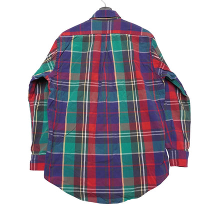 Vintage Chaps Ralph Lauren Plaid Shirt – Made in USA – Size M – 100% Cotton