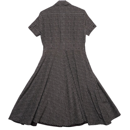 Weekend Max Mara Shirt Dress Women’s Checkered Short Sleeve Midi Pocketsl.,/;