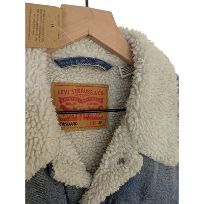 Levi's Sherpa Lined Denim Trucker Jacket Size Medium NWT