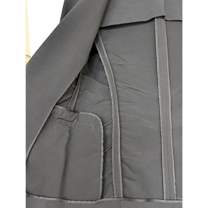 Lanvin Blazer Women’s Size 38 Black Ruched Sides Éte 2013 Blazer Jacket