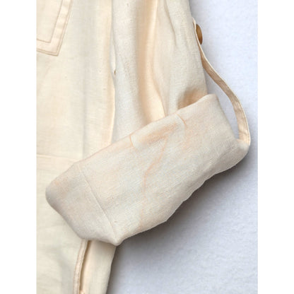 Women's Tahari Cream Shirt Dress 8
