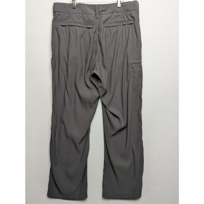 Unionbay UB Tech Gray Classic Fit Comfort Waist Travel Pants Size 34