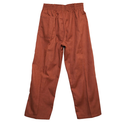 Vintage Super Laddie Brown Elastic Waist Pants Karoll's Chicago Workwear 70s 80s