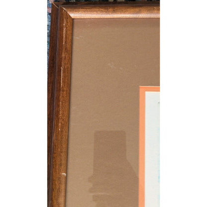 Anton Krajnc Signed Numbered Lithograph 204/350 – Surreal Architectural Scene
