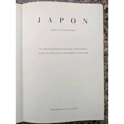 Japon Hier et Aujourd'hui (Hardcover) Photo Book Vintage