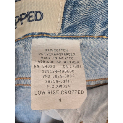 Vintage Gap Low Rise Cropped Jeans - 4