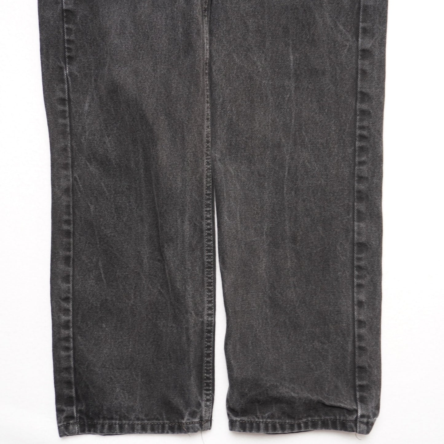 Levi's 505 Black Jeans Men's W34 L34 Straight Fit Made in Indonesia