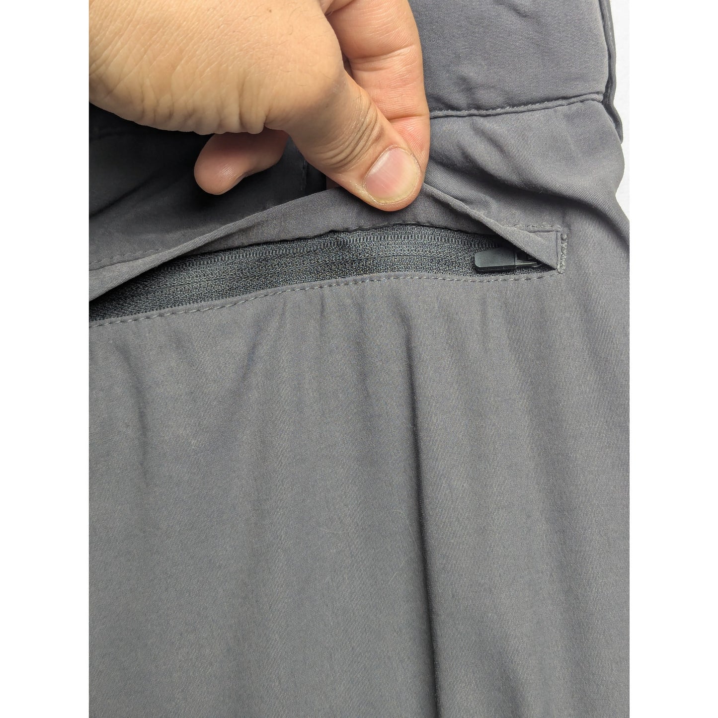Unionbay UB Tech Gray Classic Fit Comfort Waist Travel Pants Size 34